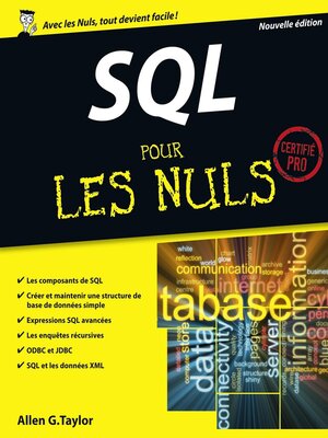 cover image of SQL Pour les Nuls